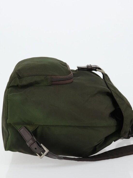 PRADA Backpack Nylon Khaki Auth bs22082 main image 14